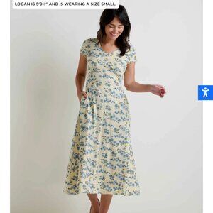 Toad & Co Rose Midi Dress (Med)